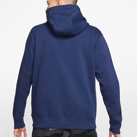 LAST CHANCE ❤️ Men’s Women’s Nike Fleece Pullover Hoodie Midnight Navy/Midnight - Picture 3 of 10
